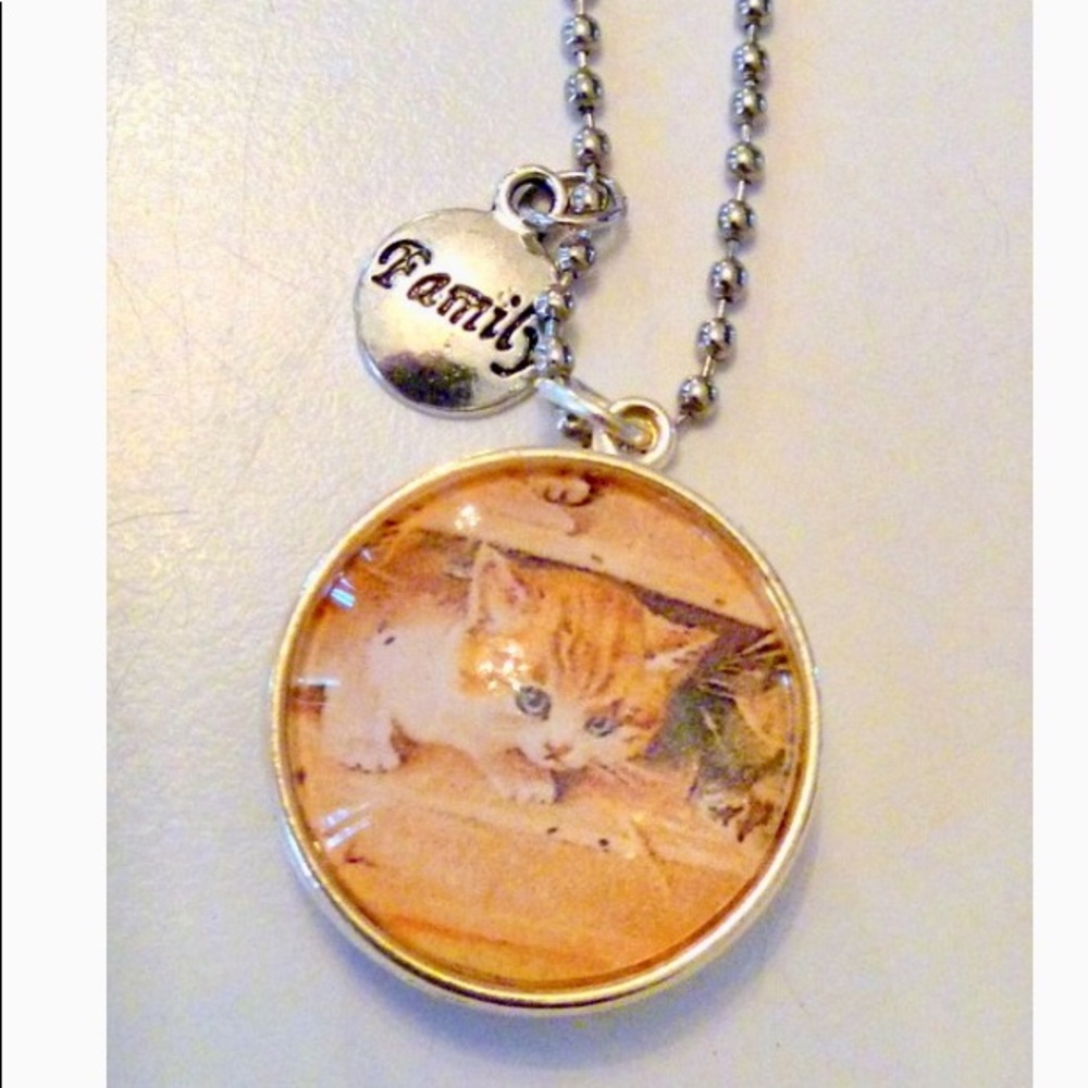 Handcrafted dog cat pendant necklace new